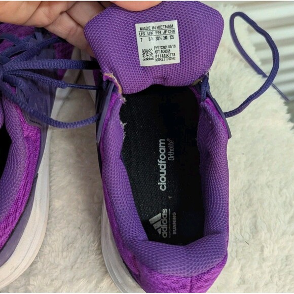 Adidas Galaxy 3 Women's Size 7 Purple Athletic Sneakers Trainers Cloudfoam - Picture 10 of 10